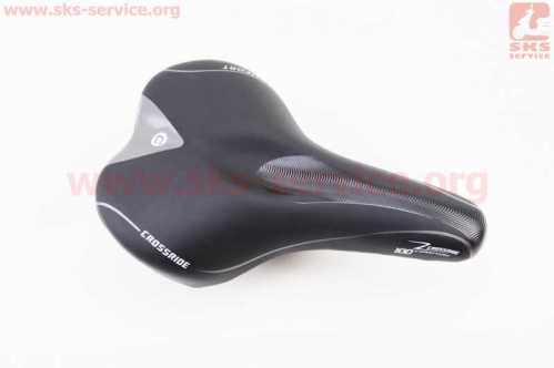 Сиденье MTB 265x160мм, чёрное CROSSRIDE N524