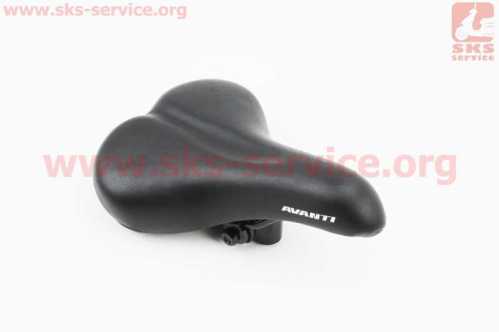Сиденье MTB 255x180мм, чёрное AVY-6753