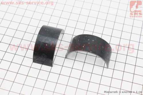 Вкладыш шатуна 186F к-кт 2шт STD