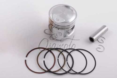 Поршень 4T CB/CG d56,50mm, p-15 (125/140cc STD) KOMATCU (mod.A)