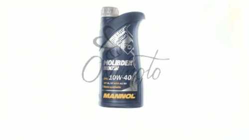 Масло автомобильное, 1л (SAE 10W-40, полусинтетика, Molibden Benzin API SL/CF) MANNOL