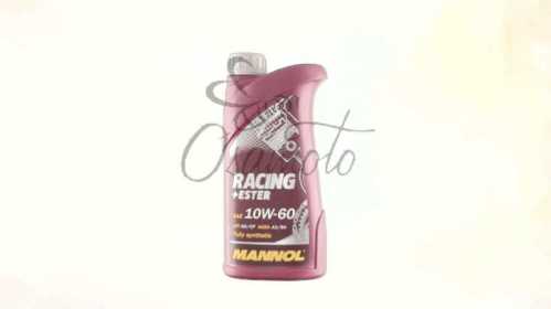 Масло 4T, 1л (SAE 10W-60, синтетика, Racing+Ester 10W-60 API SN/SM/CF) MANNOL