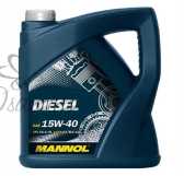 Масло автомобильное, 5л (SAE 15W-40, минеральное, Diesel API CG-4/CF-4/CF/SL) MANNOL