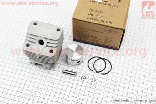 Цилиндр к-кт (цпг) 40mm (палец 9mm) OLEO MAC 740T/40