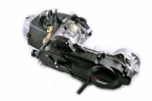 Двигун 4T GY6 80cc (139QMB, довгий) (10 колесо, під 2 амортизатори) EVO Заводской стандарт OEM